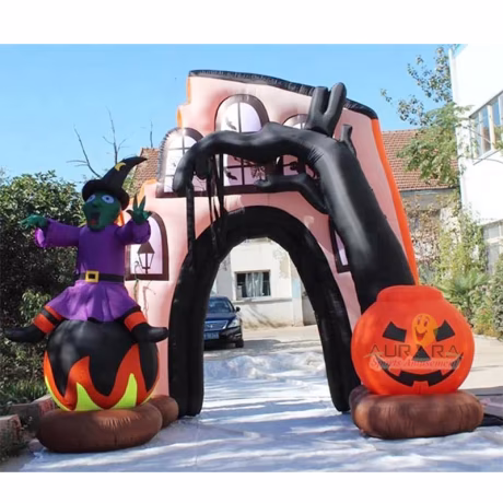 inflatable Halloween Arch For Decoration halloween ghost pumpkin inflatable gate welcome arch archway