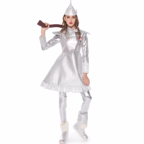 M-XL Halloween costume adult women's iron sheet dance platform
