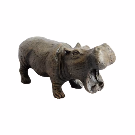 Novel design metal art antique cast iron metal hippo beer bottle opener kitchen decoration bar home decor