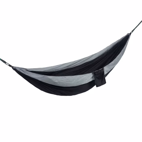 Outdoor equipment includes tree, sleeping parachute hanging swing chair. hammock hiking backpack