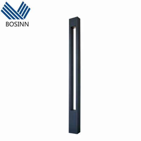 Plaza Landscape Lighting Column Patio Yard Solar Garden Post Top Lantern Villa Road Pillar Light Square Post Lamp