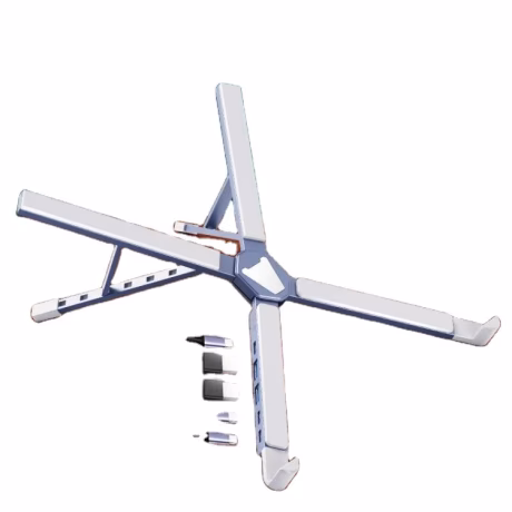 Portable XY-1 5-In-1 Laptop Stand Desk Aluminum Alloy Anti-Slip Folding Laptop Stand