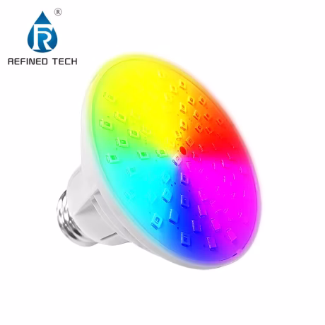 Refined 120V 6W RGB Color Changing LED Swimming Pool Spa Light Use E26 Replacement Bulb for Pentair Hayward Spa Fixture