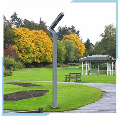 School Yard Pillar Lamp Patio Landscape Lighting Decor Park Pedestrian Zone Square Z Shape Garden Post Lights