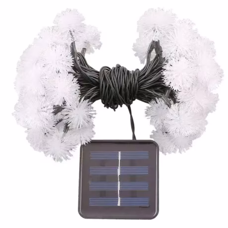Solar String Dandelion Lights Outdoor Waterproof 8 Modes Solar Powered Patio Lights for Garden Yard Party Wedding Christmas