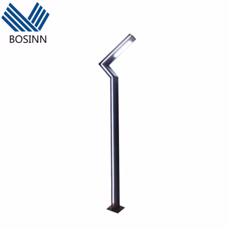Square Pillar Light Aluminum Profile Pedestrian Zone Landscape Lighting Square Column Z Shape Garden Patio Lamp