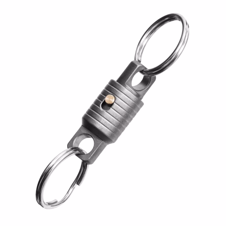 Titanium alloy keychain connector, detachable titanium keyring, outdoor quick release EDC accessory