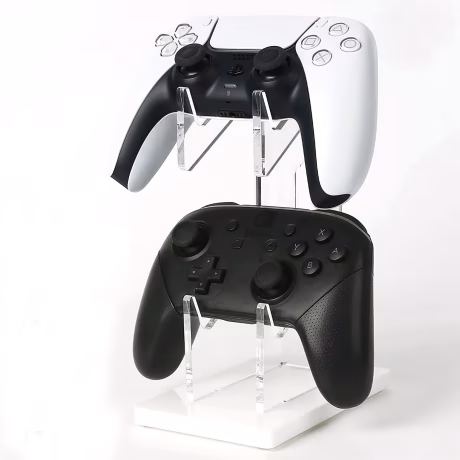 Transparent customized plastic Game Controller Storage Rack acrylic display storage racks fpr game controller