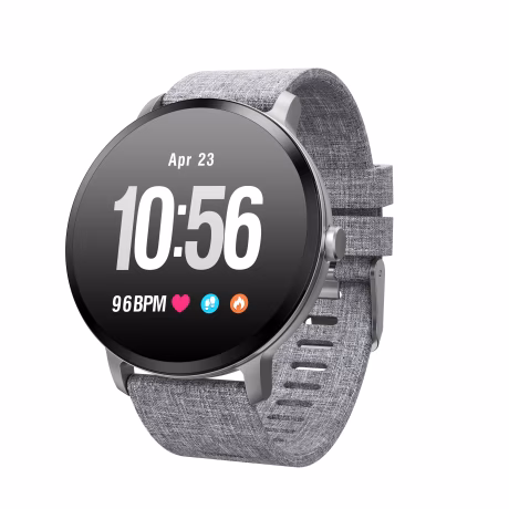 2024 Hot waterproof calorie counter 1.3inch round screen heart rate blood pressure monitor fitness smartwatch v11 smart watch