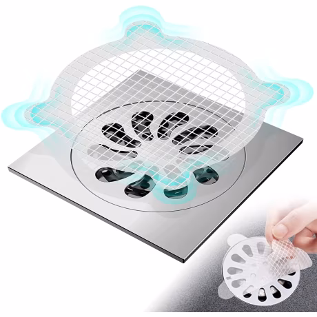 30 Pack Disposable Hair Catchers Strengthen Paste Hair Catcher Drain for Shower Bathtubs Kitchen