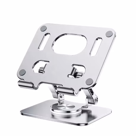 Aluminium Dual Rotary Shaft Adjustable Folding Flexible 360 Rotate Desk Holder for iPad Tablet Pc Tablette Smartphone Stand