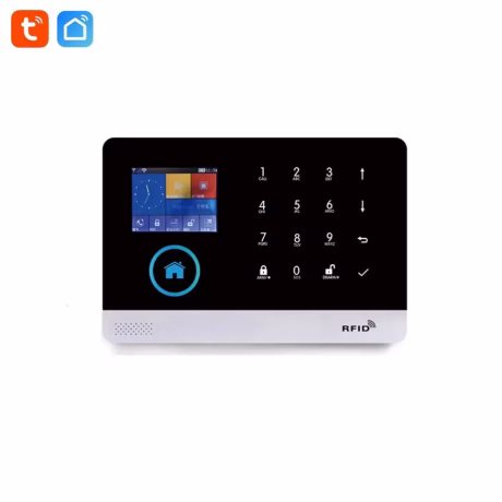 Complete/full automated home security system with touch keypad Tuya alarm system 4G LTE home security kit