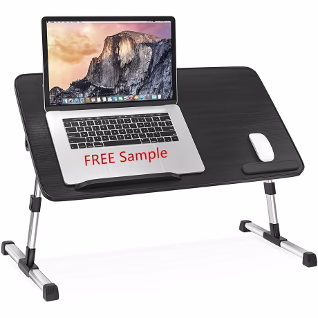 Ergonomic Adjustable Folding Mdf Wooden Home Office Bed Computer Laptop Tray Desk Table stand