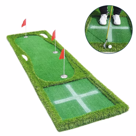Factory Custom large putting mat golf training aids Rubber Mat for Mini Golf Course Use Golf Putting Green