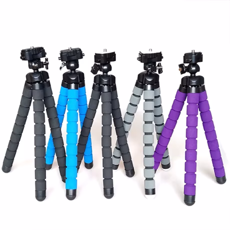 Factory Sell Multifunction Mini Sponge Octopus 360 Desktop Camera Phone Portable Flexible Monopod Tripod