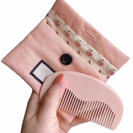 folding pocket wooden beard wooden hair common comb hair combs natural bamboo massage comb wood hair brush