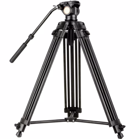 FOSOTO Professional Aluminum 360 rotate Digital Camera Tripod Light Stand with 1/4 screw for Camera Dslr Phone Photography