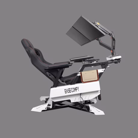 IMPERATOR WORKS cheapest recline workstation chair computer cockpit for 2 monitors gaming rig scoprion chair like ease pod