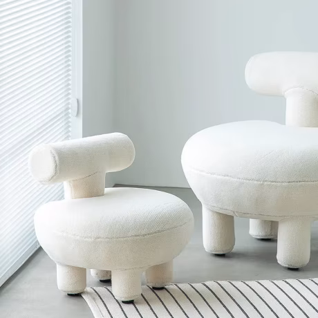 INS White Pink Original Modern Modular Kids Sofa Chair Single baby Sofa Children Reading Chairs Living Room