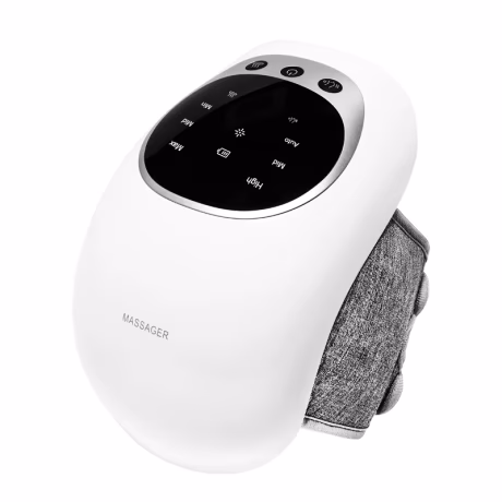 Knee Massager with Heat Vibration Cordless Electric Rechargeable Knee Brace Hot Knee Pad for Arthritis Pain Relief Gifts