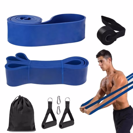 Long Latex Rubber Heavy duty Resistance pull up Bands Elastic Workout Equipment for Training Gym Yoga Exercise Fitness 208cm