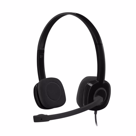 Original Logitech H151 stereo headphone game 1.8m 3.5mm audio online control multi-device headphone game with microphone