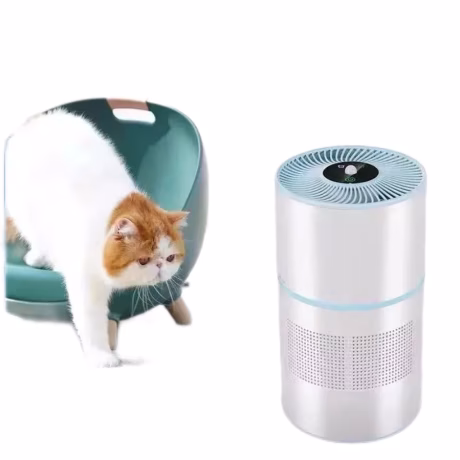 Portable Plasma Filter Air Purifier Plasma Generator with Battery Fan and Infrared Sensor for Car Toilet Pet Room Refrigerator