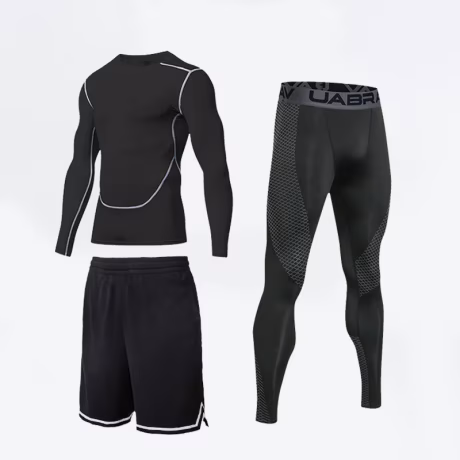 Running Tights Fitness Compression Suit Customized Men's Quick-drying Leisure Adults for Men Autumn Sports Fitness Yoga Sets Men