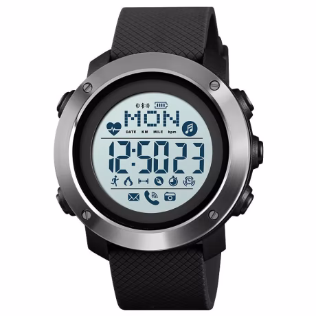 SKMEI 1511 Outdoor Sports Smart Watches Fashion Compass Digital Watch Men BT Heart Rate Fitness Wristwatches relogio Masculino