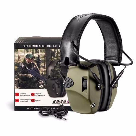 Sport Electronic Earmuff Folding Headband Noise Cancelling Sport Electronic Earmuff