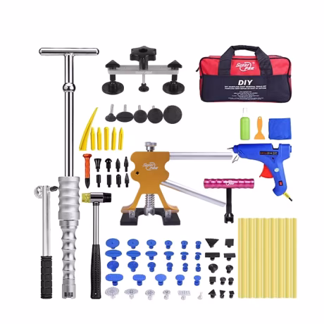 Super PDR Tools Factory Price DIY Paint less Dent Puller Repair Tool Adjustable Dent Lifter with glue tabs kit