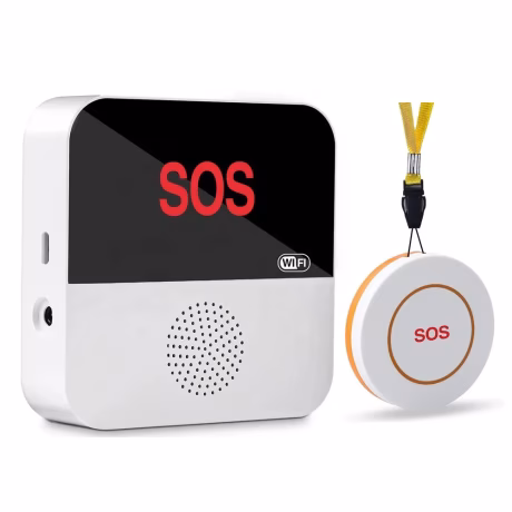 Tuya Emergency SOS Medical Alert System Seniors Patients Elderly At Home Wireless WiFi Elderly Caregiver Pager SOS Call Button