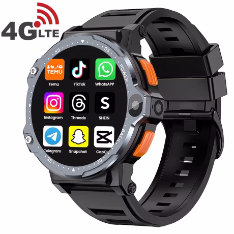 VALDUS 4G Sim Card Android Phone Smart Watch Mobile GPS WIFI Video Camera Call Men PG999 Round Smartwatch RAM 2GB ROM 16GB