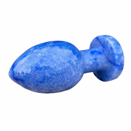 wholesale yomi dildo massage blue aventurine crystal massage dildo plug sex toys for woman