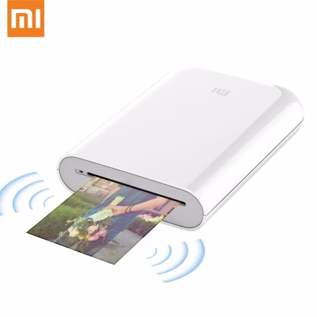 Xiaomi Mi Portable Photo Printer Original Support Mi Home APP ZINK Inkless Technology AR Video Printing Usb Color Mini Printer