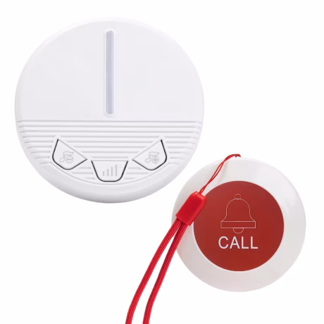 Ycall Wireless Emergency Pendant Call Button SOS Alarm Buzzer for Elderly Handicapped Hospital Home Security House