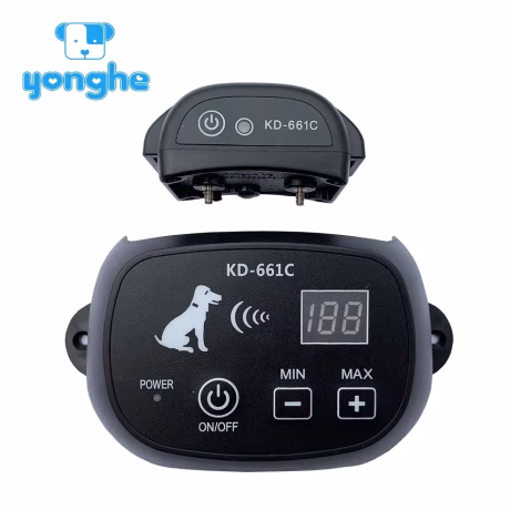 YHpet top seller 2019 easy operated waterproof beep shock electric wireless dog fence