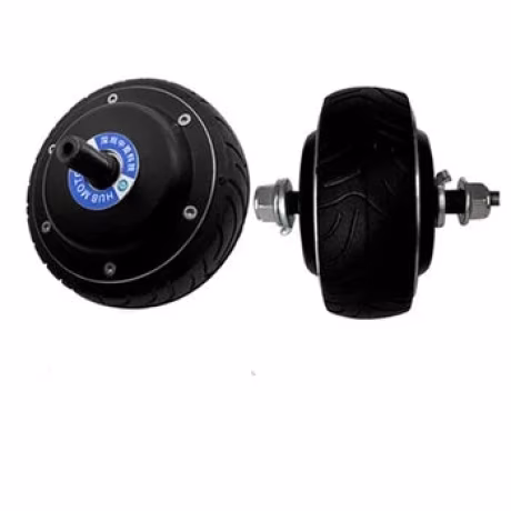 ZLTECH 4inch 24V 100W 50kg 2N.m 5A 450RPM AGV load single axis double dc brushless wheel servo hub motor for transport robot